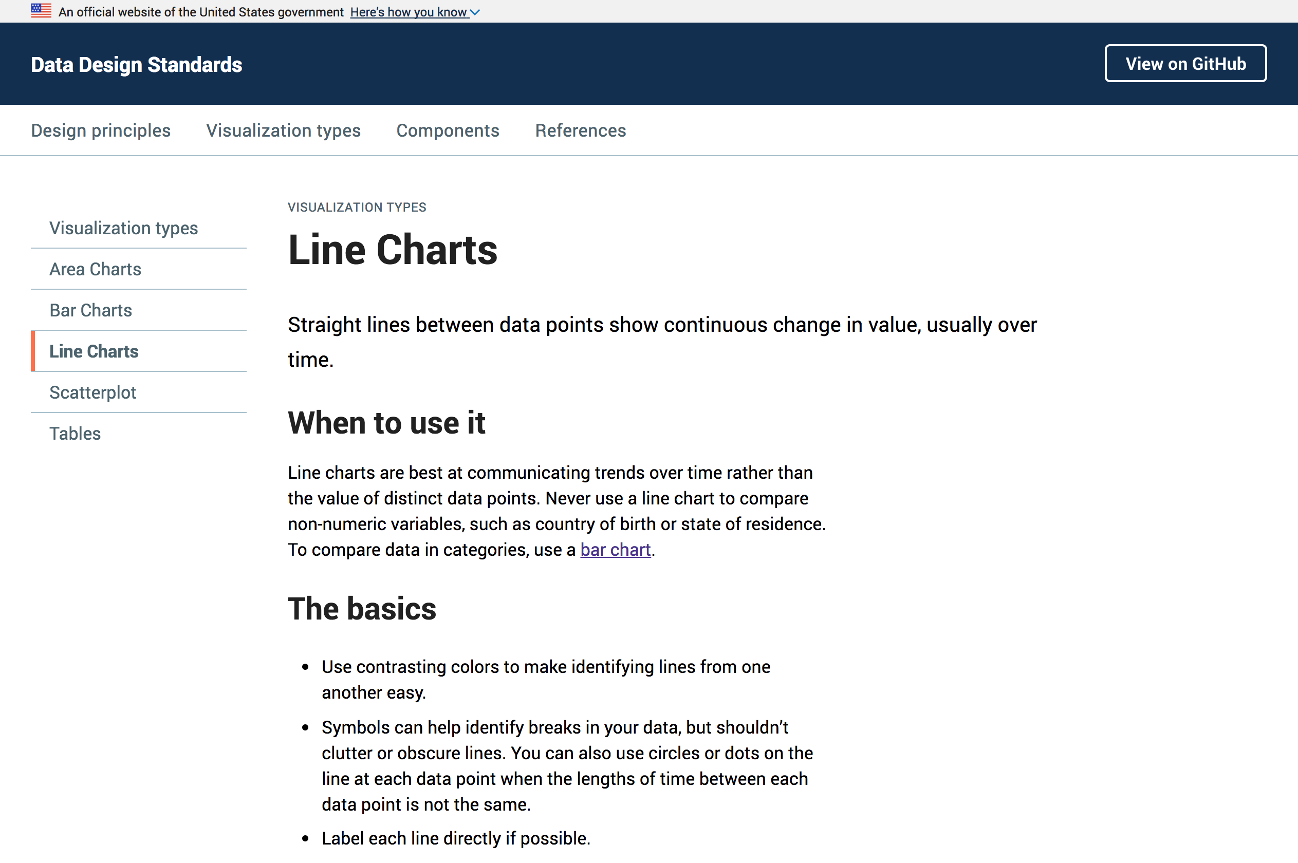 Census Project - Data Design Standards