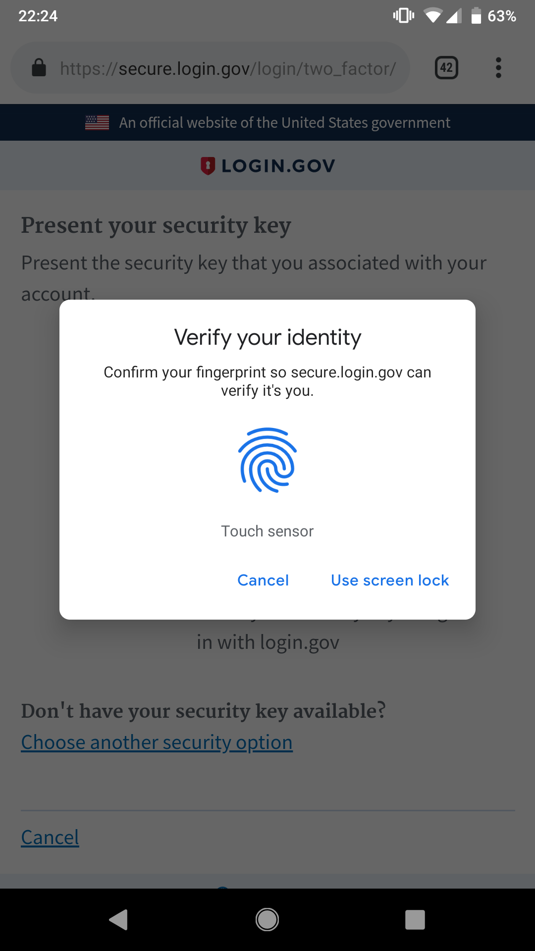 login application mobile sign in